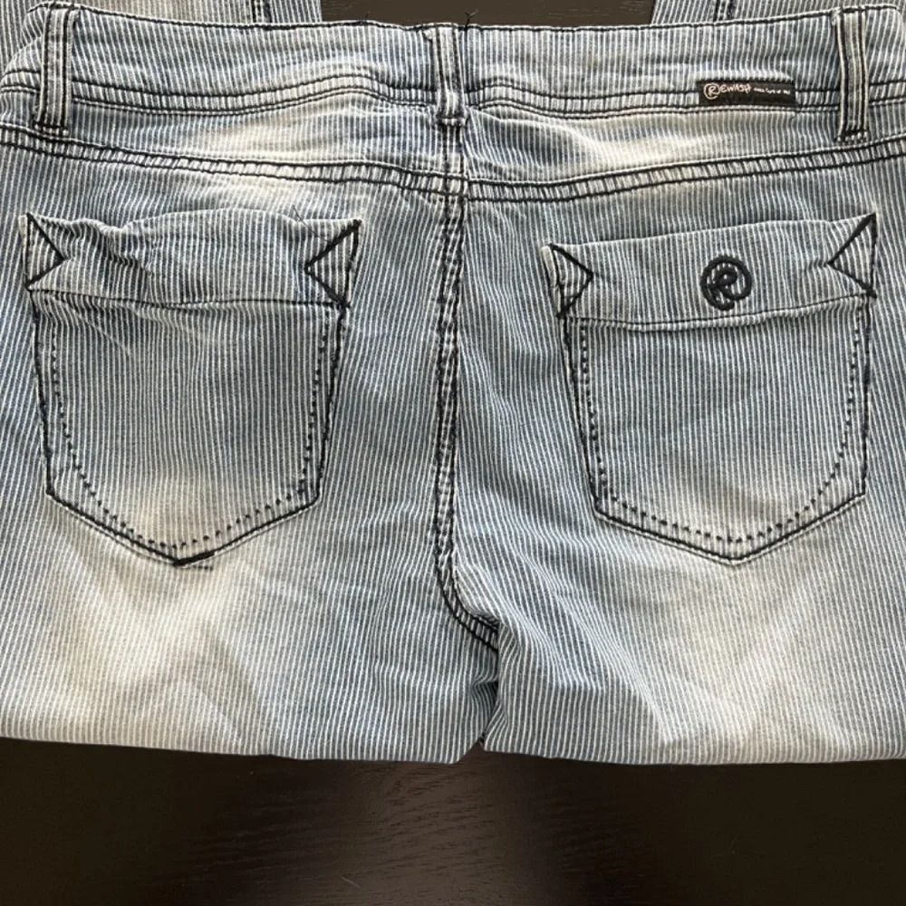 ReWash Low Rise Jeans - Size 7 - Denim & White Pin Stripe - EUC - Picture 14 of 14